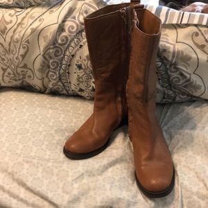 Vintage leather boots